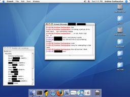 Screenshot under Mac OS X